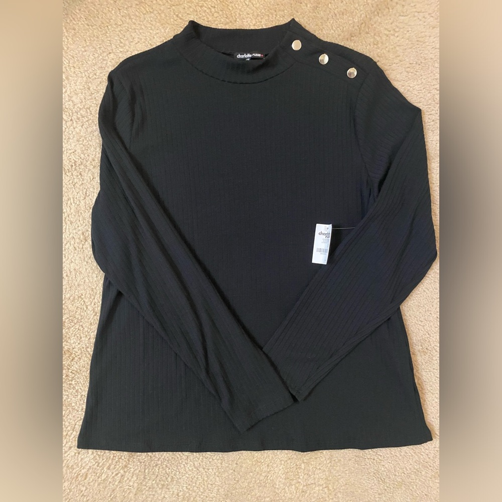 Ribbed Charlotte Russe top